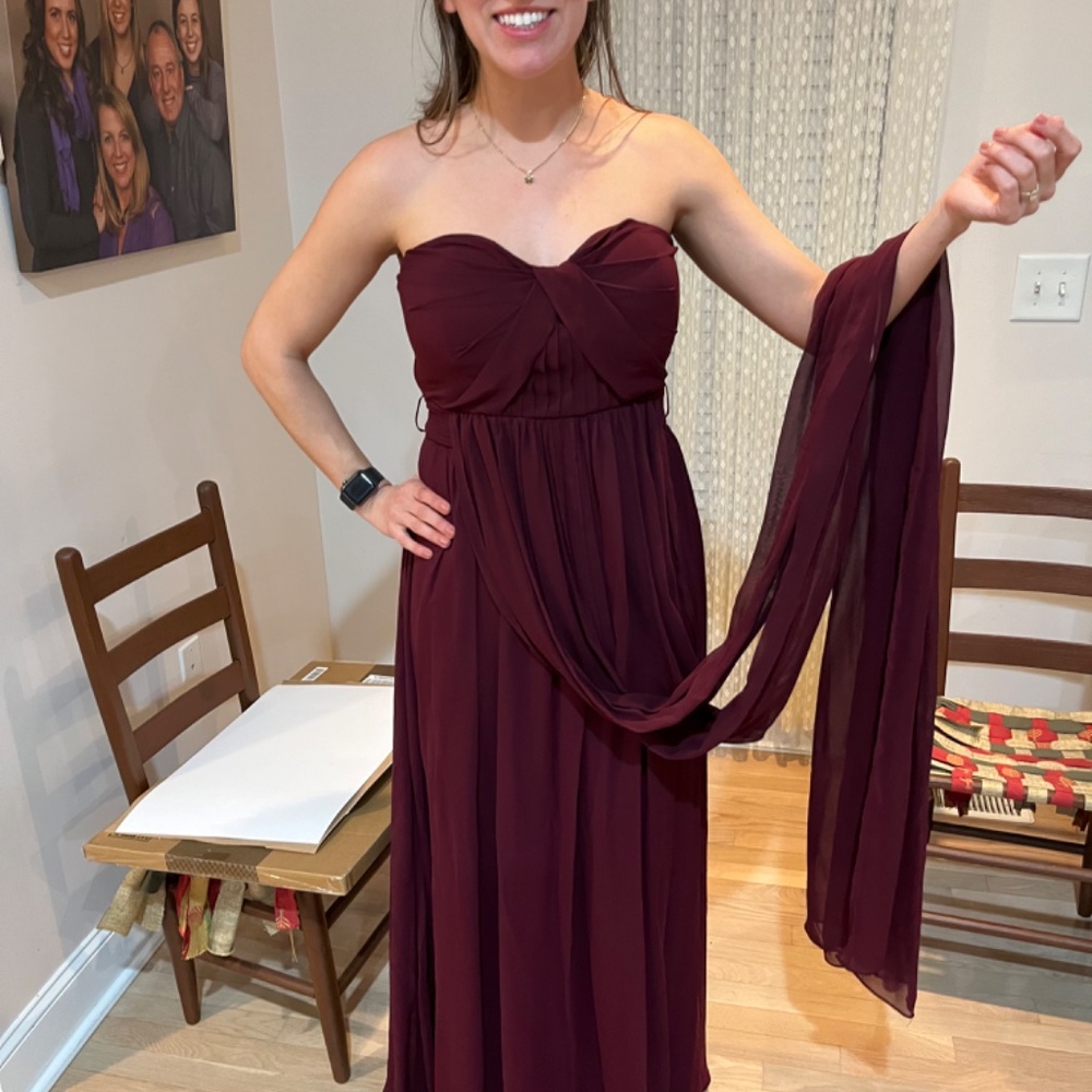 Birdy Grey Grace Convertible Dress Cabernet